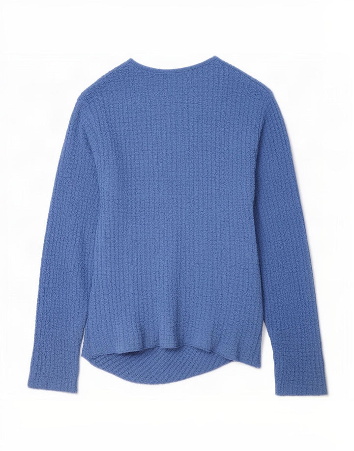 Zara Damen Top Langarm UK 14 Large Blau