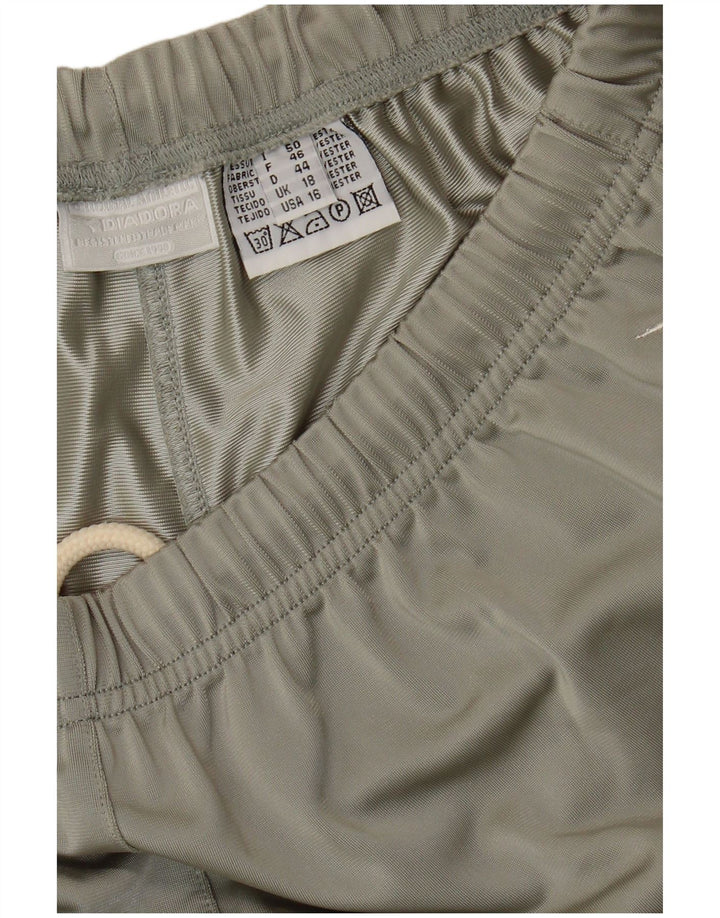 Diadora Damen-Trainingshose, UK 18, XL, grau, Polyester