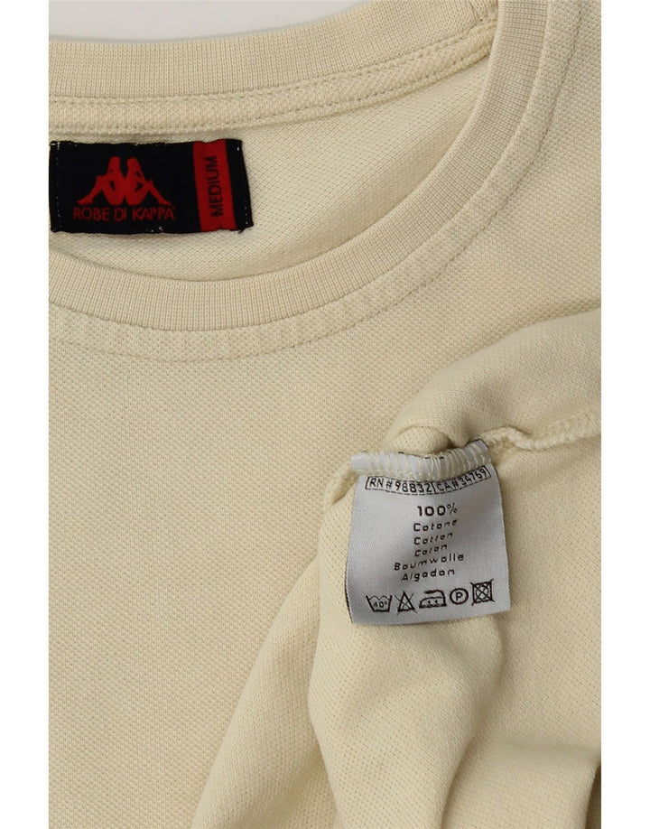 Kappa Herren T-Shirt Top Mittelbeige Baumwolle