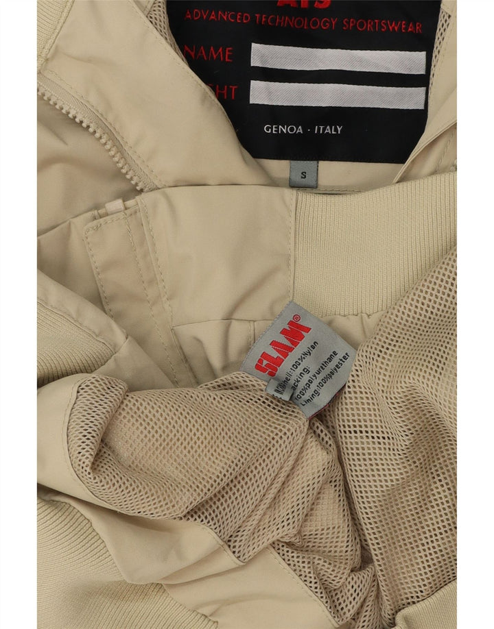 Slam Herren Bomberjacke UK 36 Small Grünes Nylon