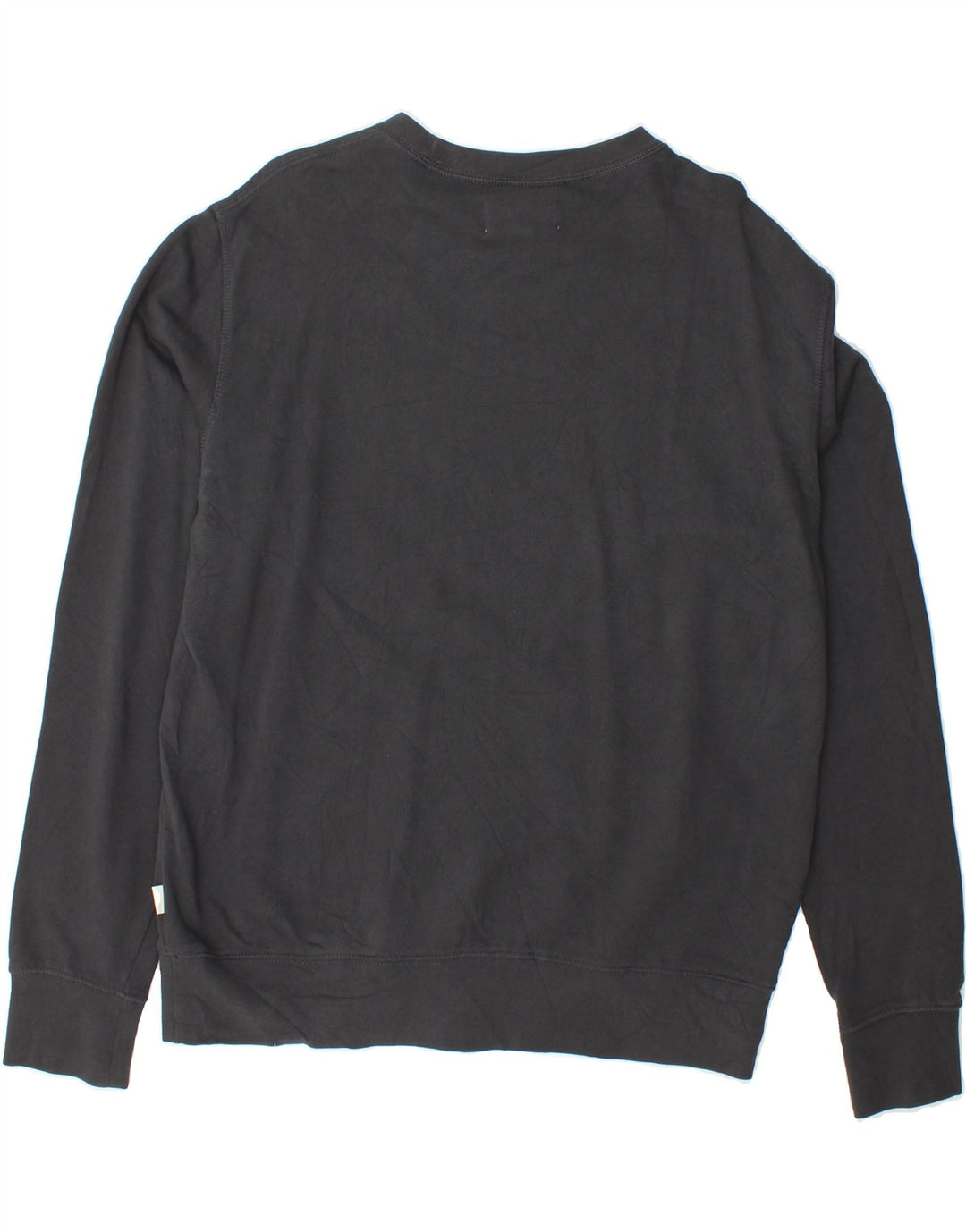 MARKS & SPENCER Mens Sweatshirt Jumper Medium Grey Cotton Vintage Marks & Spencer and Second-Hand Marks & Spencer from Messina Hembry 