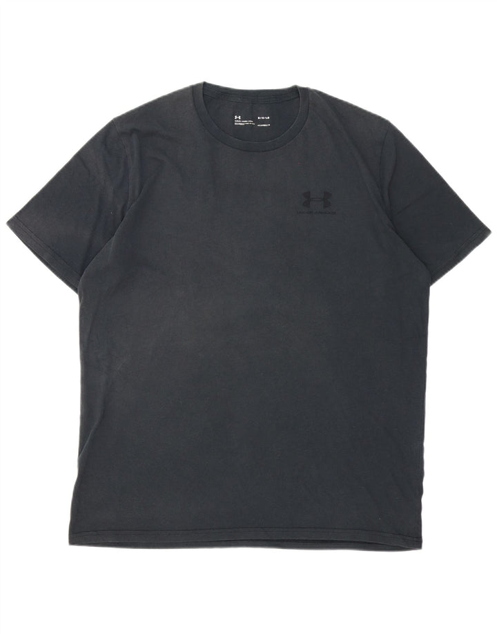 UNDER ARMOUR Herren Heat Gear T-Shirt Top Large Grau