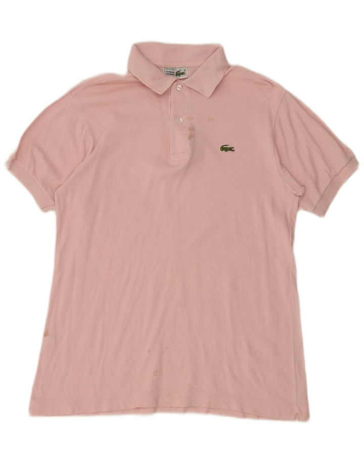 Lacoste Herren-Poloshirt, Größe 4, mittelrosa, Baumwolle