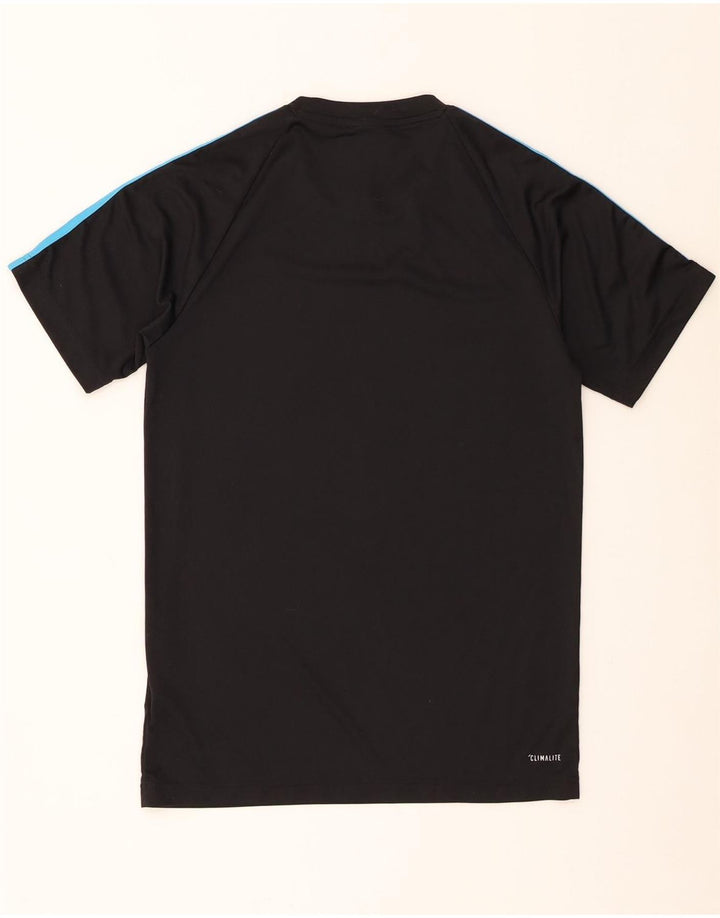 Adidas Herren Climalite T-Shirt Top Small Schwarz Polyester
