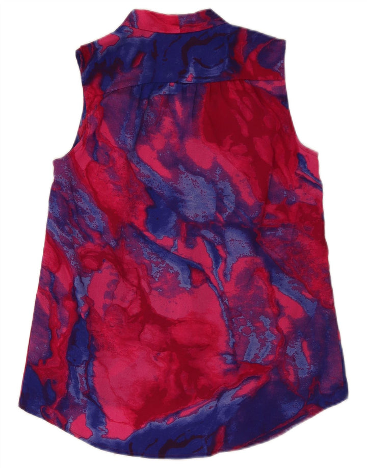 MOSSIMO Damen Übergroße Longline-Hemdbluse UK 6 XS Mehrfarbig