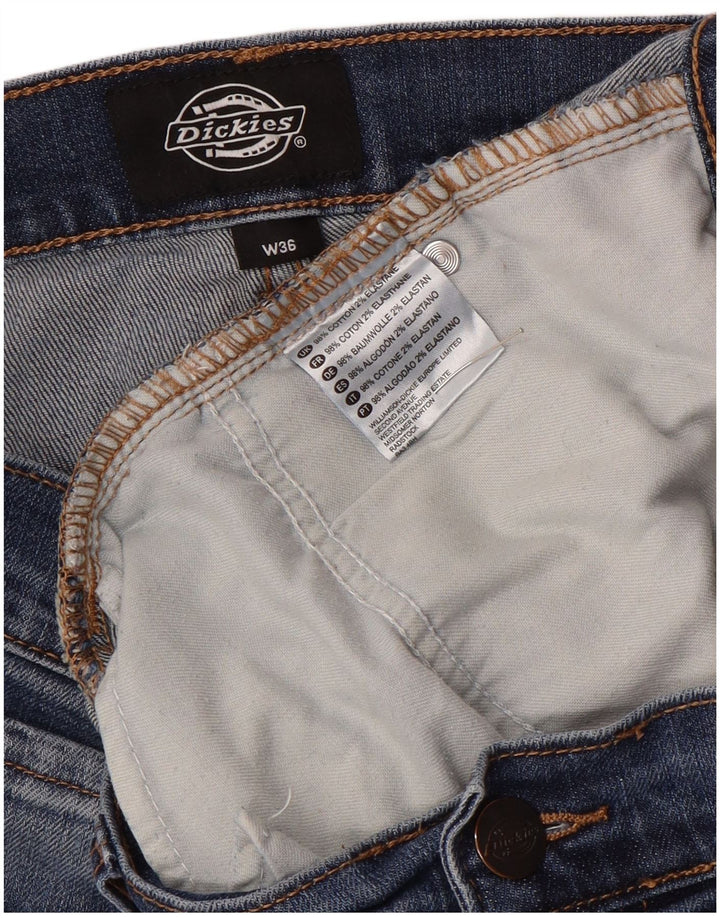 Dickies Herren-Jeansshorts, W36, groß, blaue Baumwolle