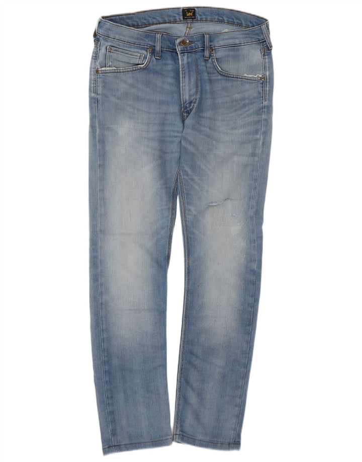 LEE Mens Luke Slim Jeans  W32 L28 Blue Cotton
