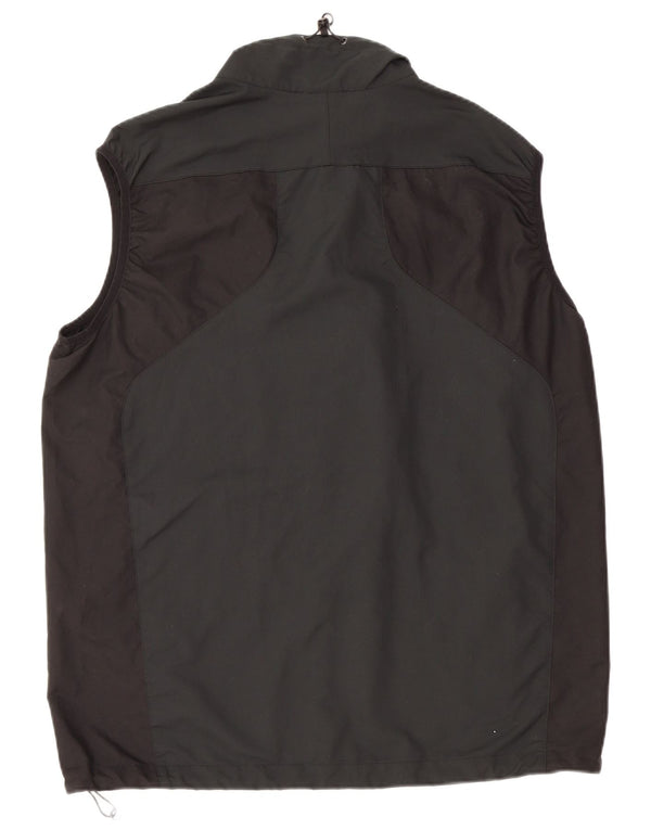 JACK WOLFSKIN Herrenweste UK 48 2XL Schwarzes Colourblock-Polyester