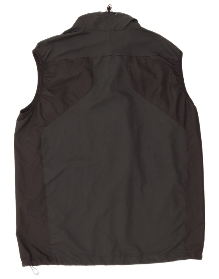 JACK WOLFSKIN Herrenweste UK 48 2XL Schwarzes Colourblock-Polyester