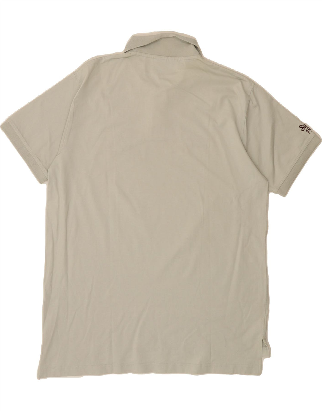 UMBRO Mens Graphic Polo Shirt XL Off White Cotton Vintage Umbro and Second-Hand Umbro from Messina Hembry 