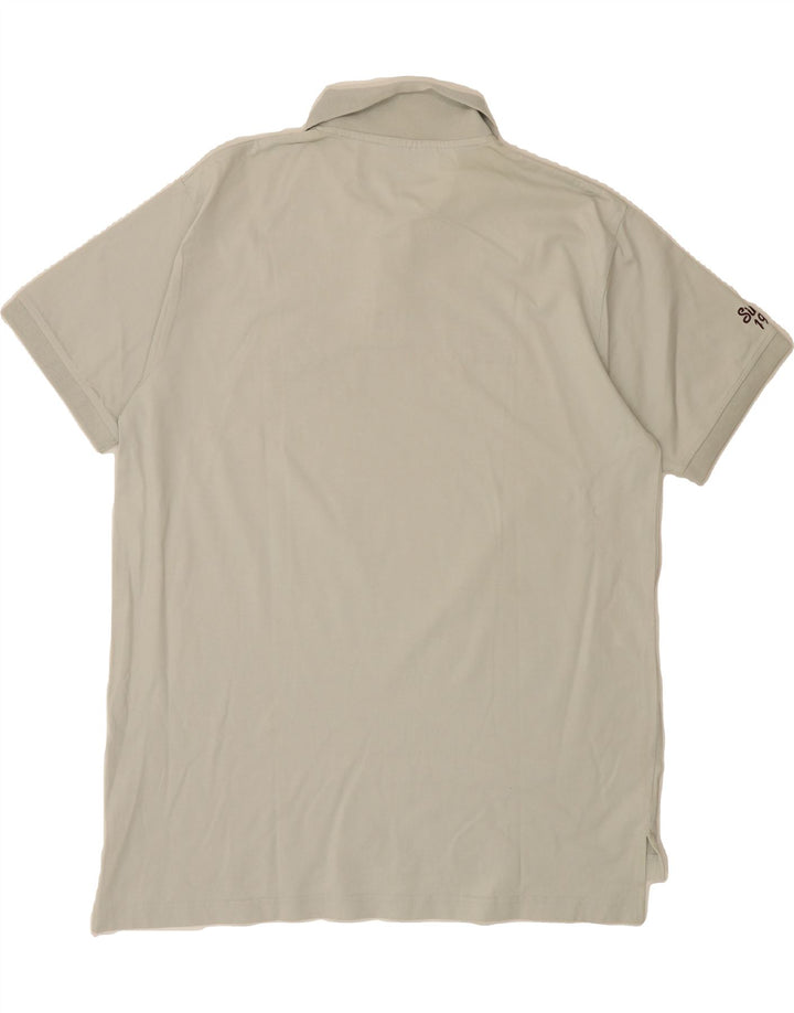 UMBRO Mens Graphic Polo Shirt XL Off White Cotton Vintage Umbro and Second-Hand Umbro from Messina Hembry 