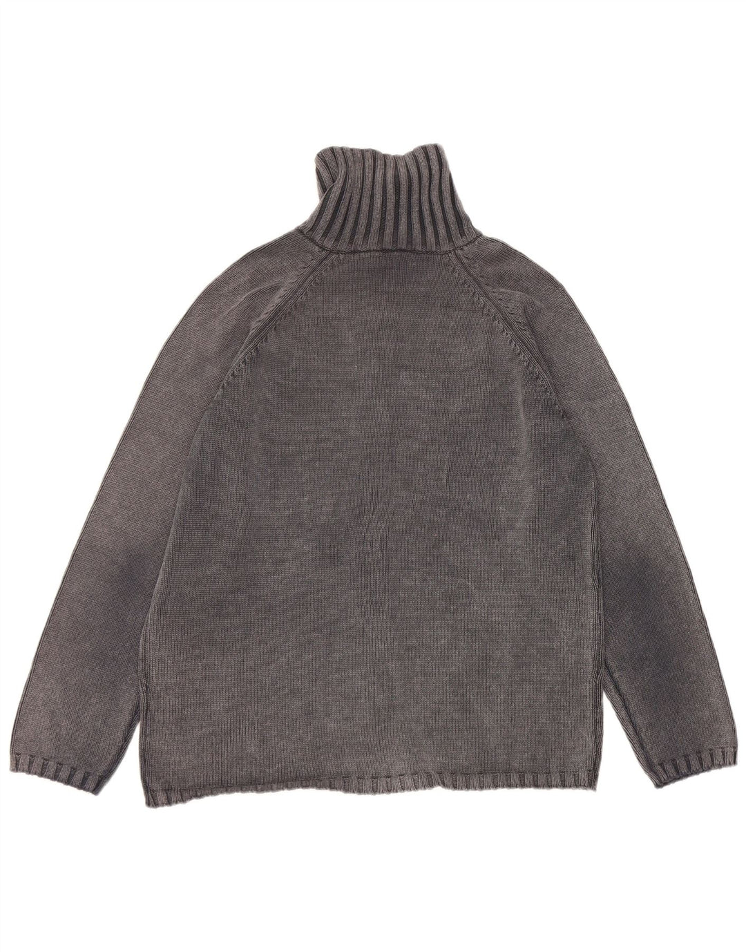 Zara Herren-Cardigan-Pullover, große graue Baumwolle
