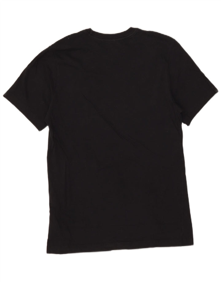 Nike Herren T-Shirt Top Small Schwarz Baumwolle