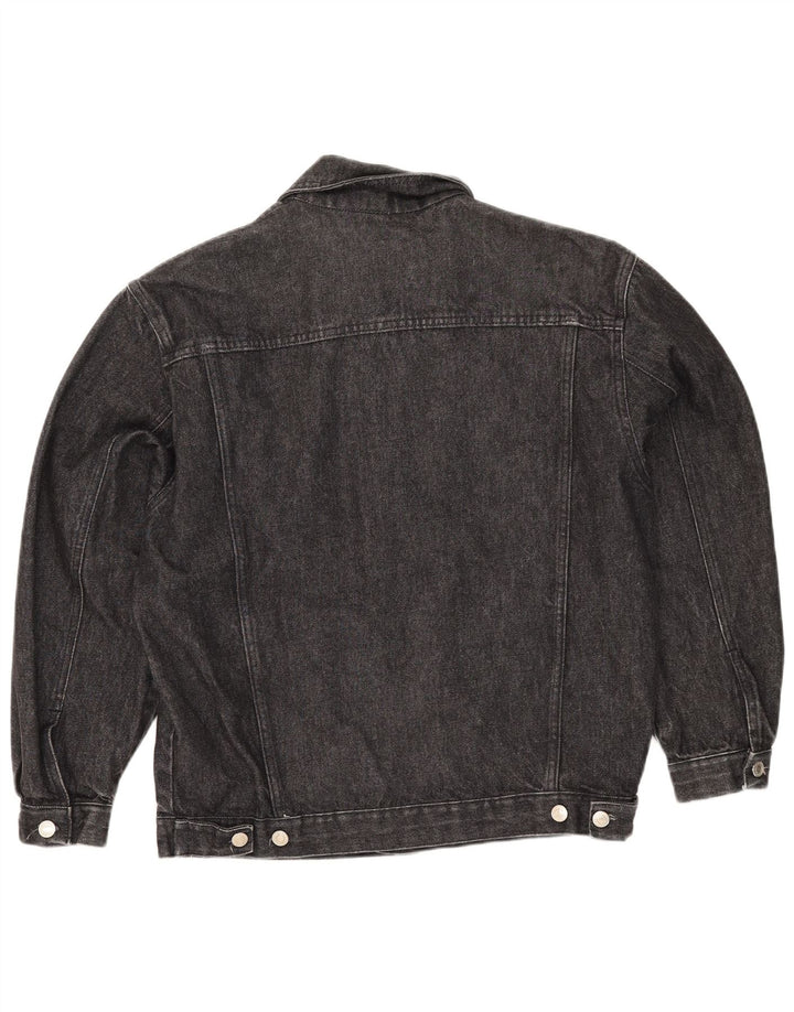 Wampum Herren Jeansjacke UK 36 Small Grau Baumwolle