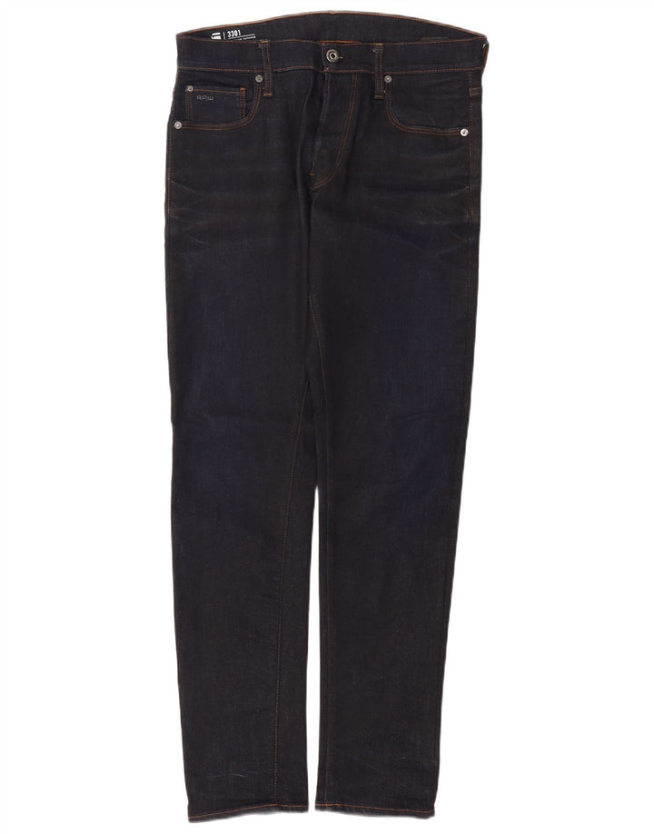 G-Star Herren Slim Jeans W31 L32 Marineblau Baumwolle
