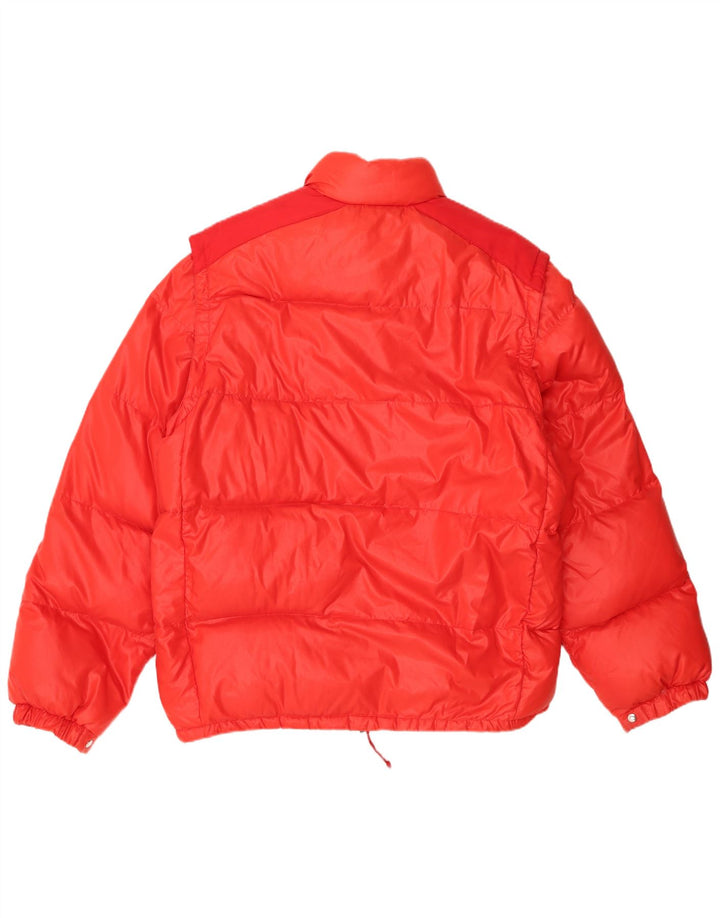 MC Ross Herren Wattierte Jacke UK 42 XL Rot Polyamid