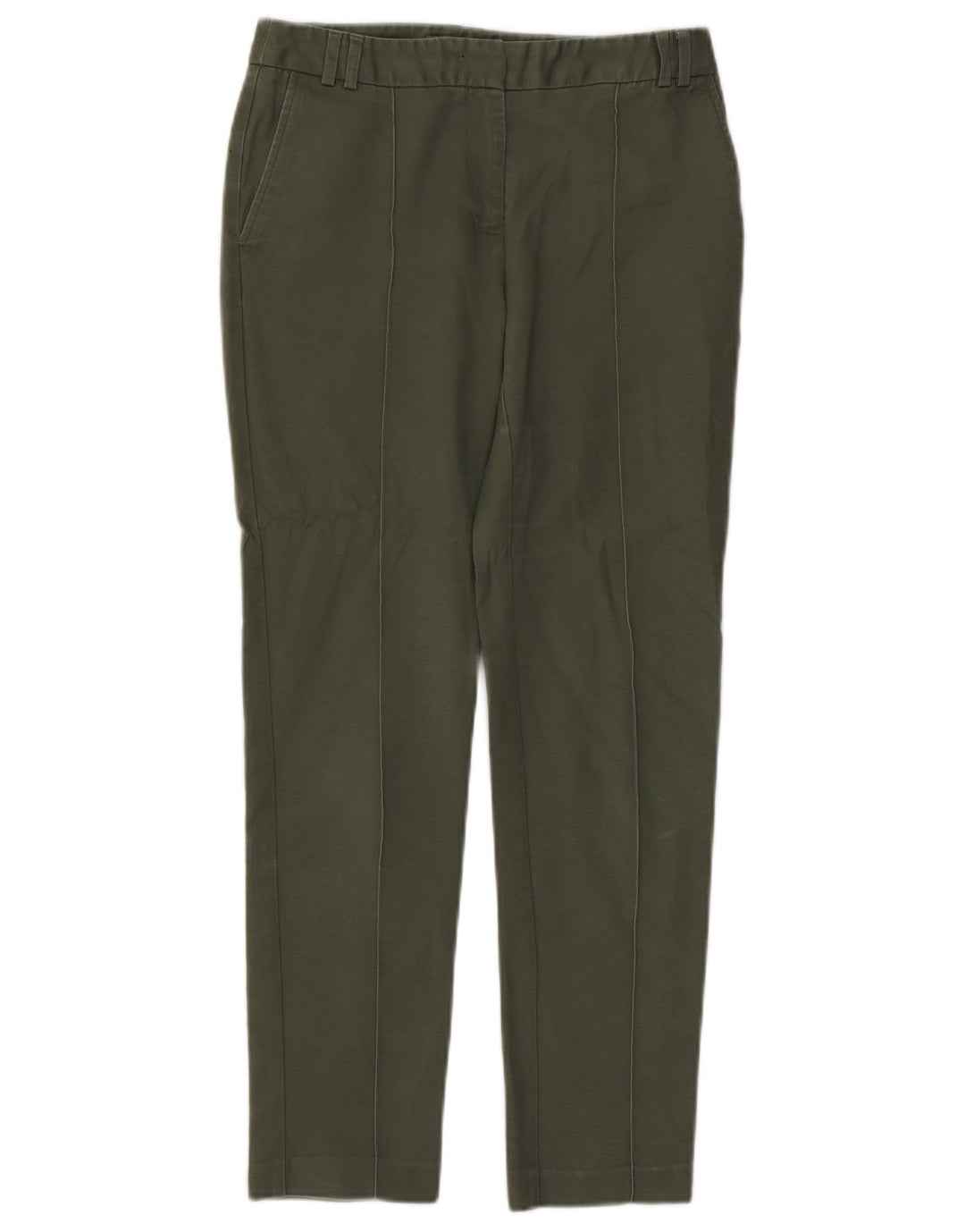OASIS Slim Chino-Hose für Damen, UK 8, Größe S, W26, L27, Grün, Baumwolle