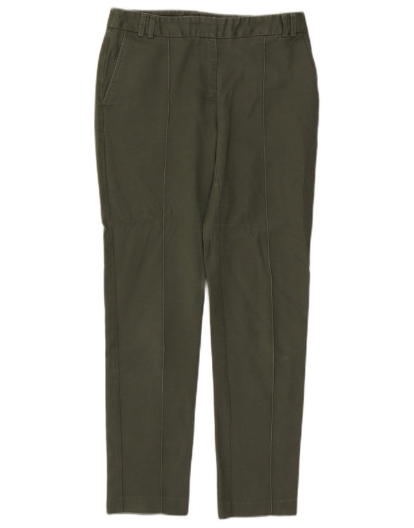 OASIS Slim Chino-Hose für Damen, UK 8, Größe S, W26, L27, Grün, Baumwolle