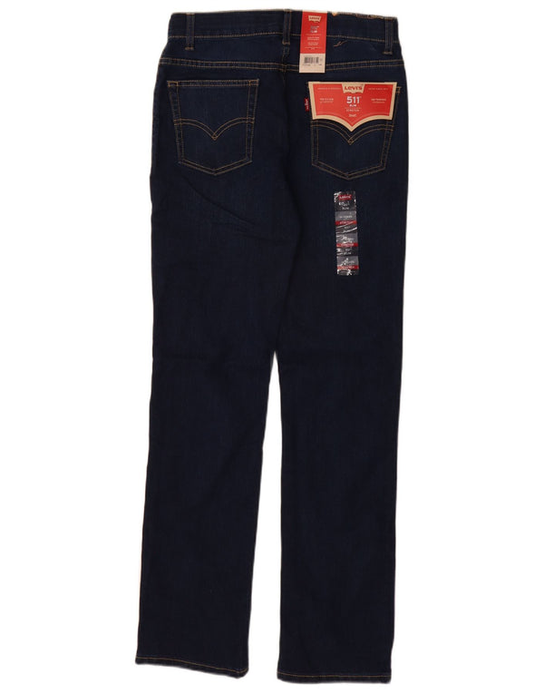 Levi's Jungen 511 Slim Jeans 13–14 Jahre W26 L30 Marineblaue Baumwolle