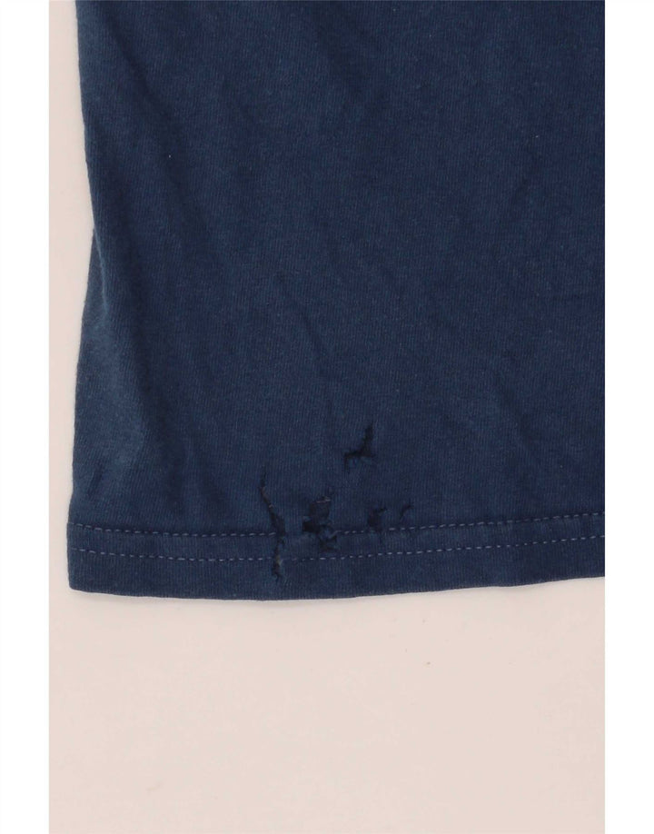 Vans Herren Grafik T-Shirt Top XL Blau Baumwolle