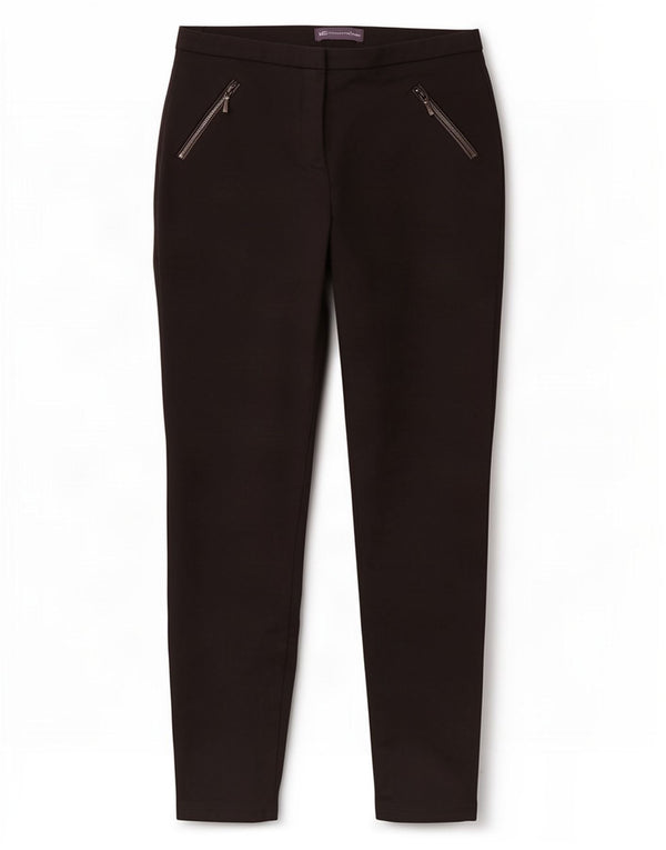 Marks & Spencer Skinny-Freizeithose für Damen, W28, L27, Schwarz