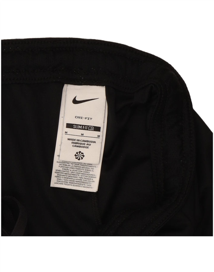 Nike Herren Dri Fit Slim Fit Sportshorts Mittelschwarzes Colourblock-Polyester