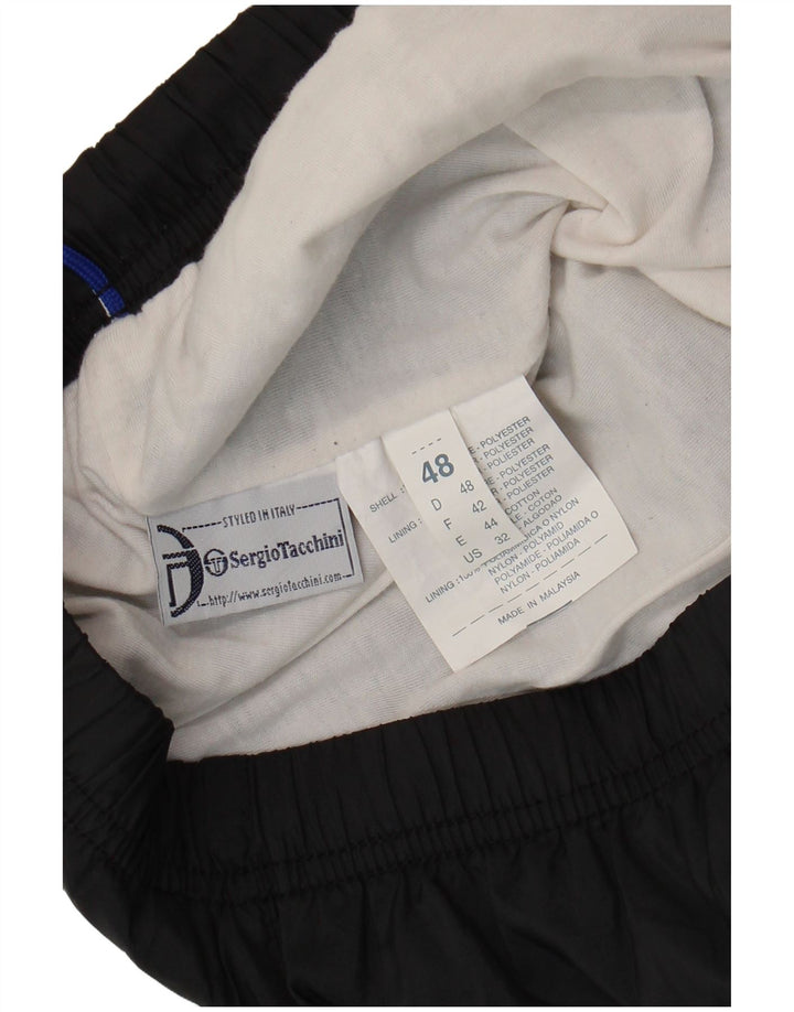 Sergio Tacchini Herren Trainingshose Jogger IT 48 Medium Schwarz