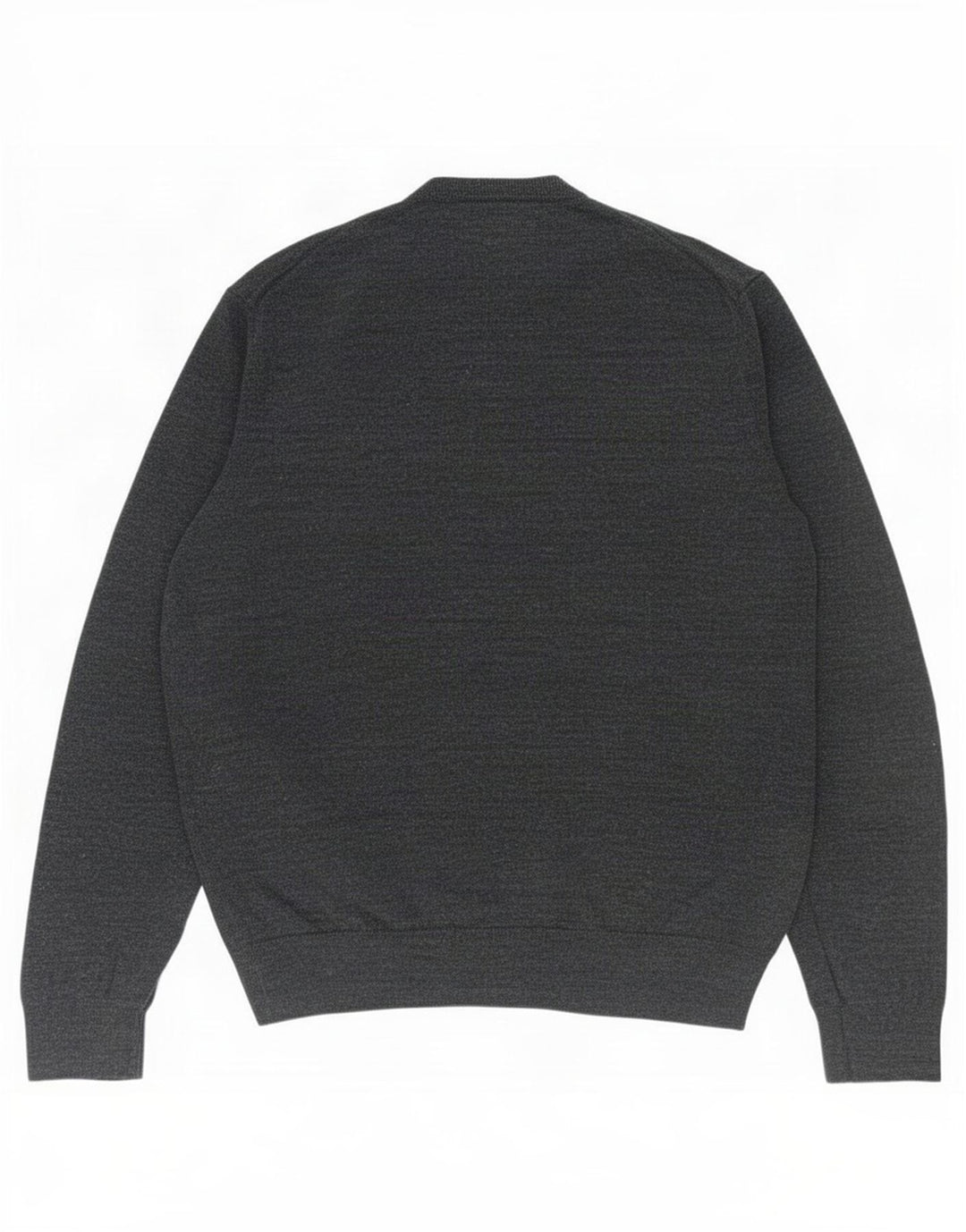 Marks & Spencer Herren-Pullover mit V-Ausschnitt, 2XL, grau gefleckte Baumwolle
