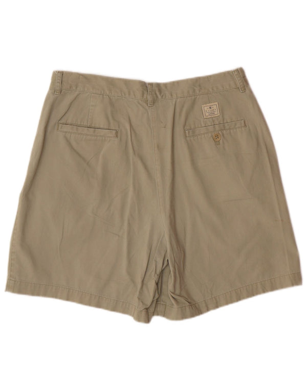RALPH LAUREN Damen Chinoshorts US 10 Large W32 Khaki Baumwolle
