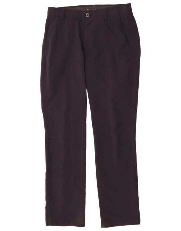 Under Armour Herren Straight Chino Hose W32 L32 Marineblaues Nylon