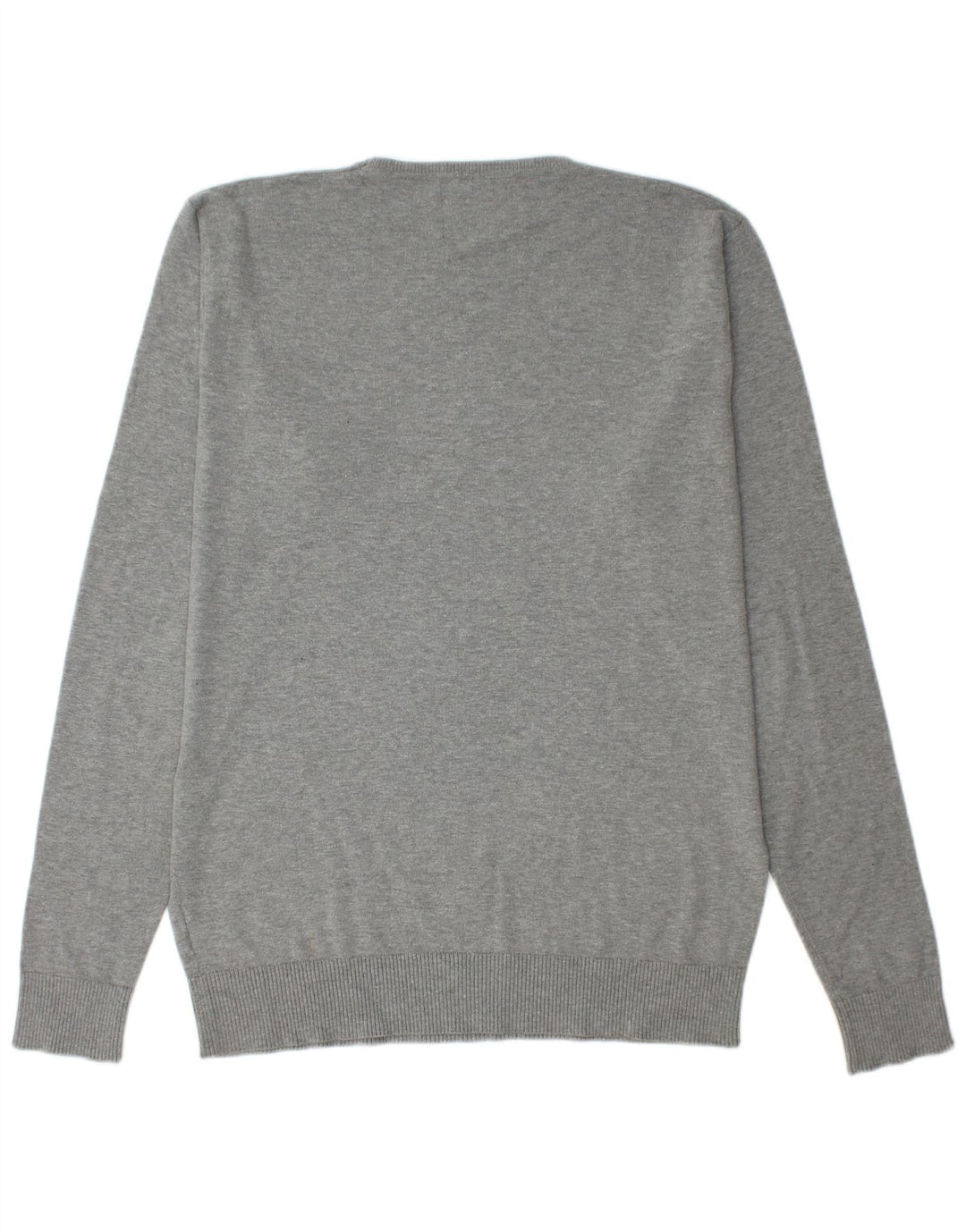 Jack & Jones Herren-Pullover mit Rundhalsausschnitt, XL, Grau meliert