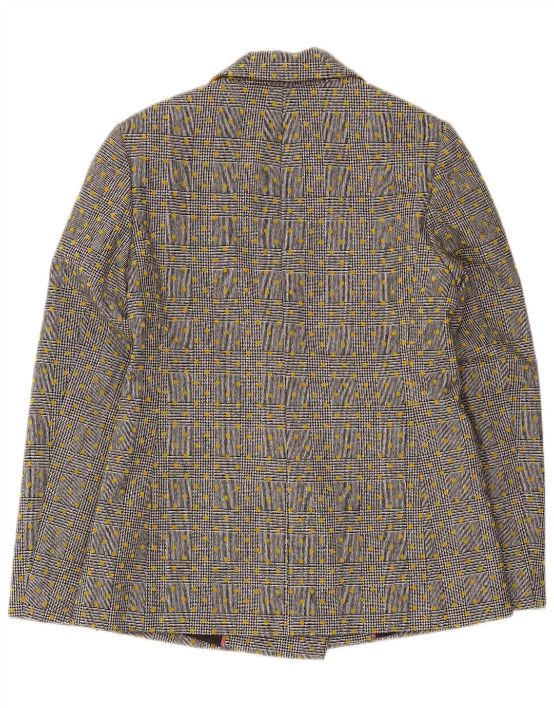 Boden Zweireihiger Blazer für Damen, UK 10, Größe S, grau gefleckte Wolle