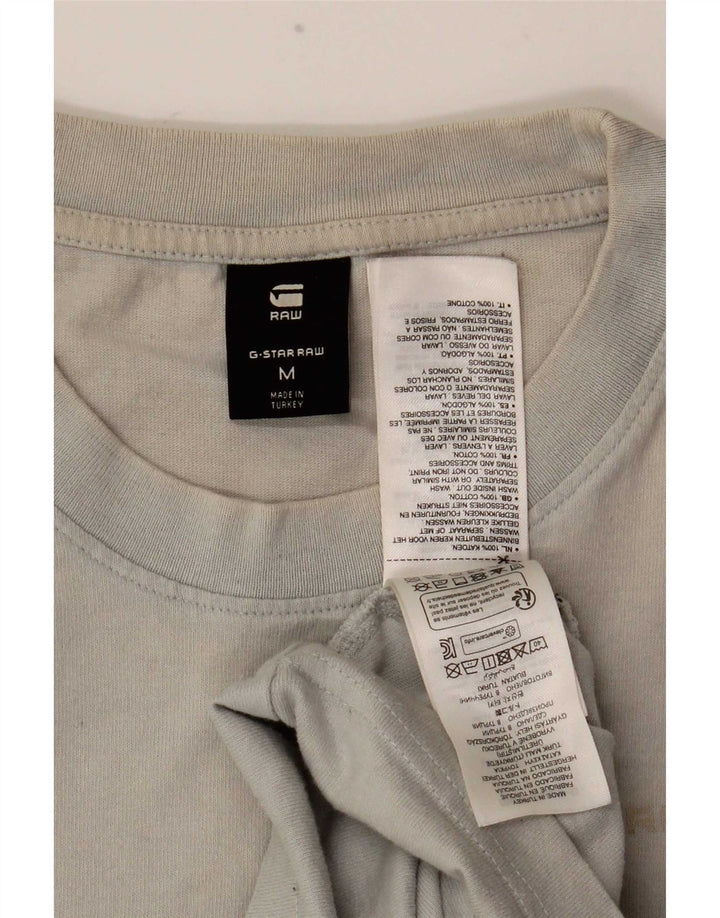 G-Star Herren T-Shirt-Oberteil aus mittelgrauer Baumwolle