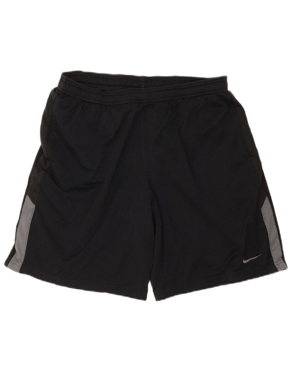 Nike Mens Dri Fit Sport Shorts XL Black Colourblock Polyester