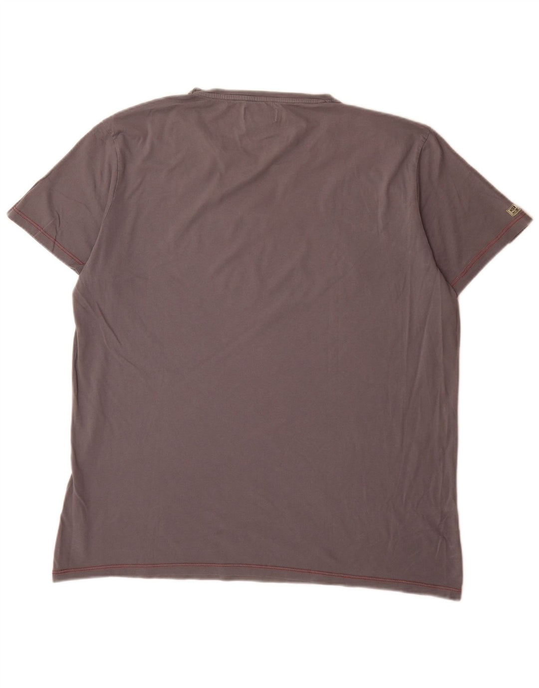 Marlboro Classics Herren-T-Shirt mit Grafik, 2XL, graue Baumwolle