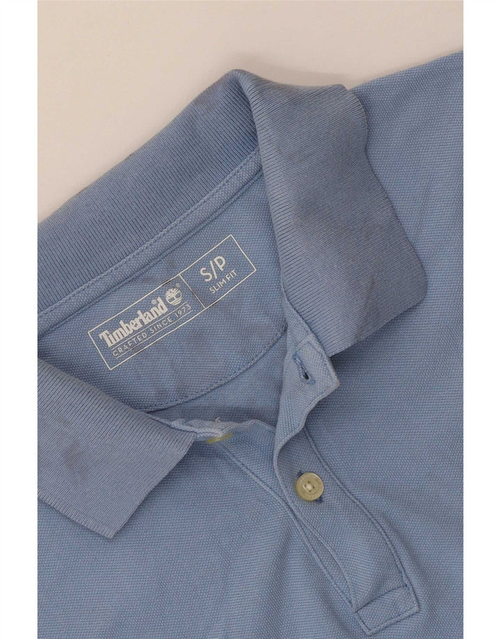 Timberland Herren Slim Fit Poloshirt Small Blau