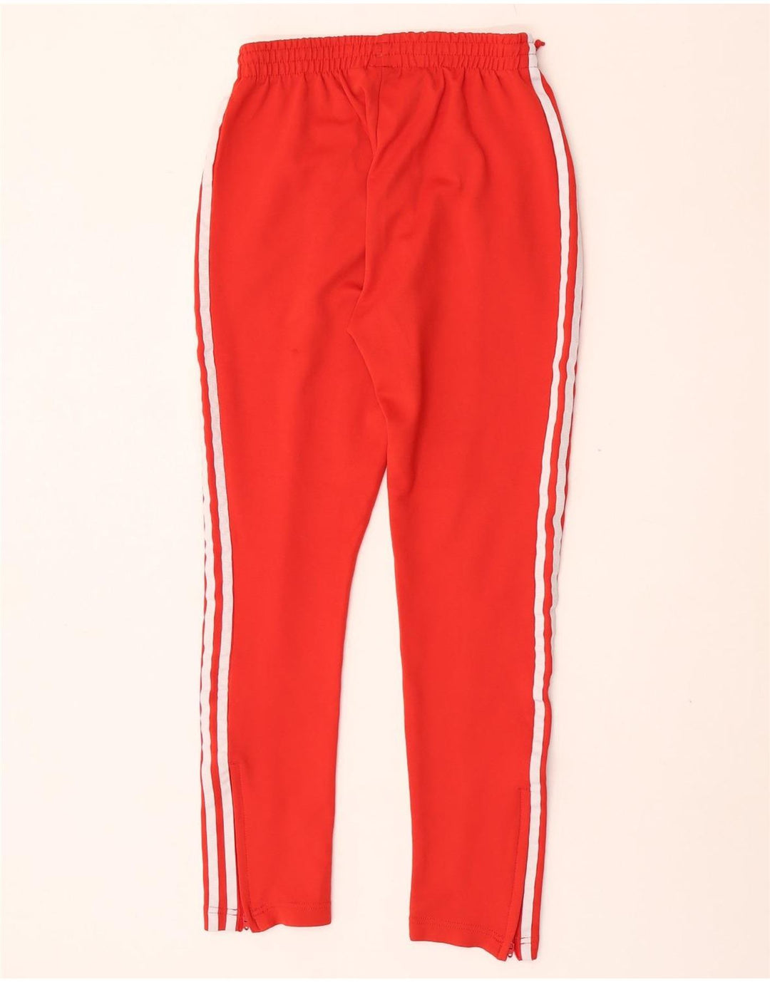Adidas Damen-Trainingshose, UK 8, Größe S, rote Baumwolle
