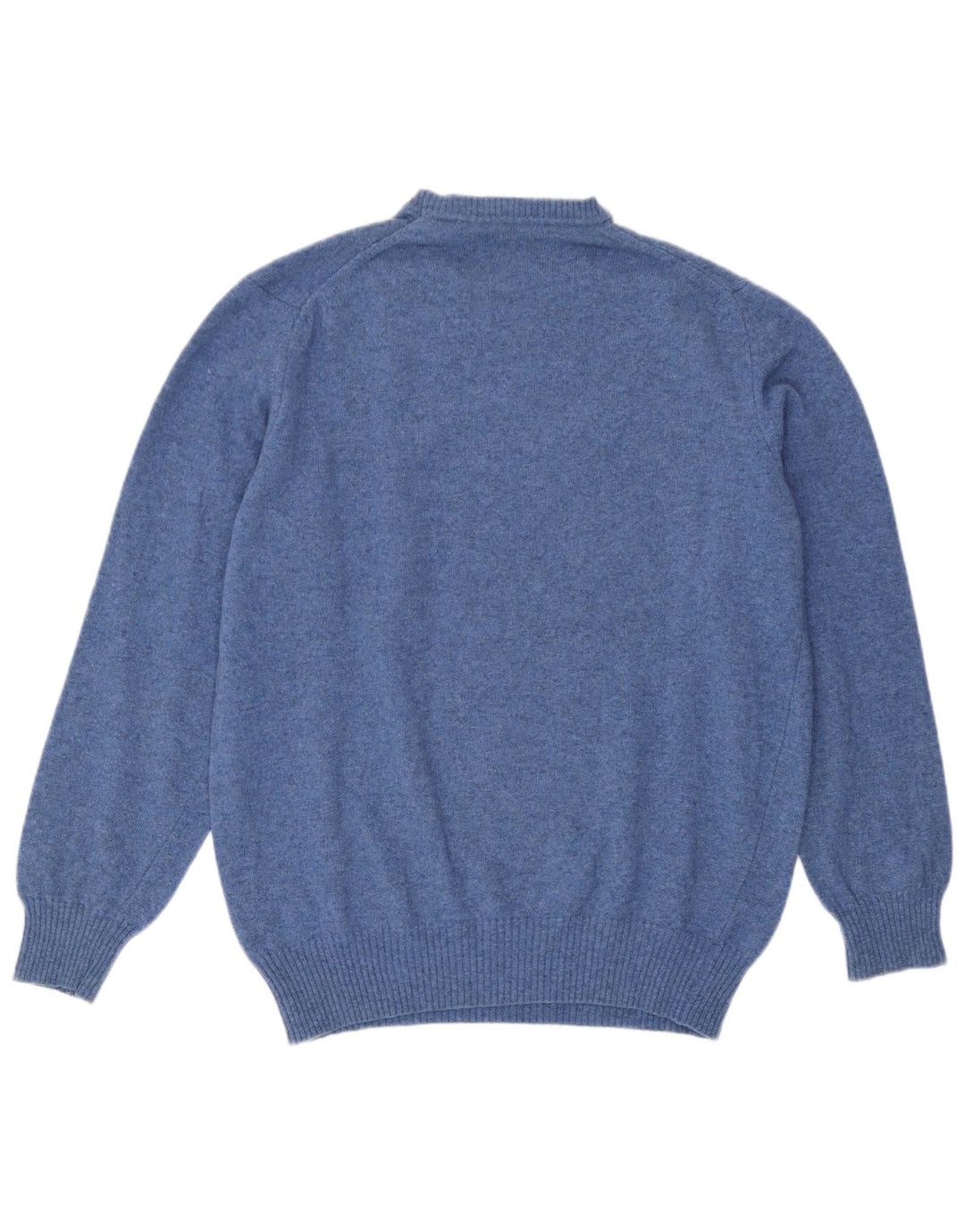 Zara Herren-Pullover mit Rundhalsausschnitt, Größe L, Blau