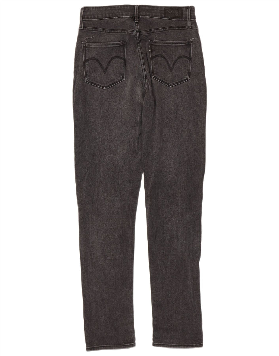 LEVI'S Damen Mid Rise Skinny Jeans US 4 Small W27 L32 Graue Baumwolle