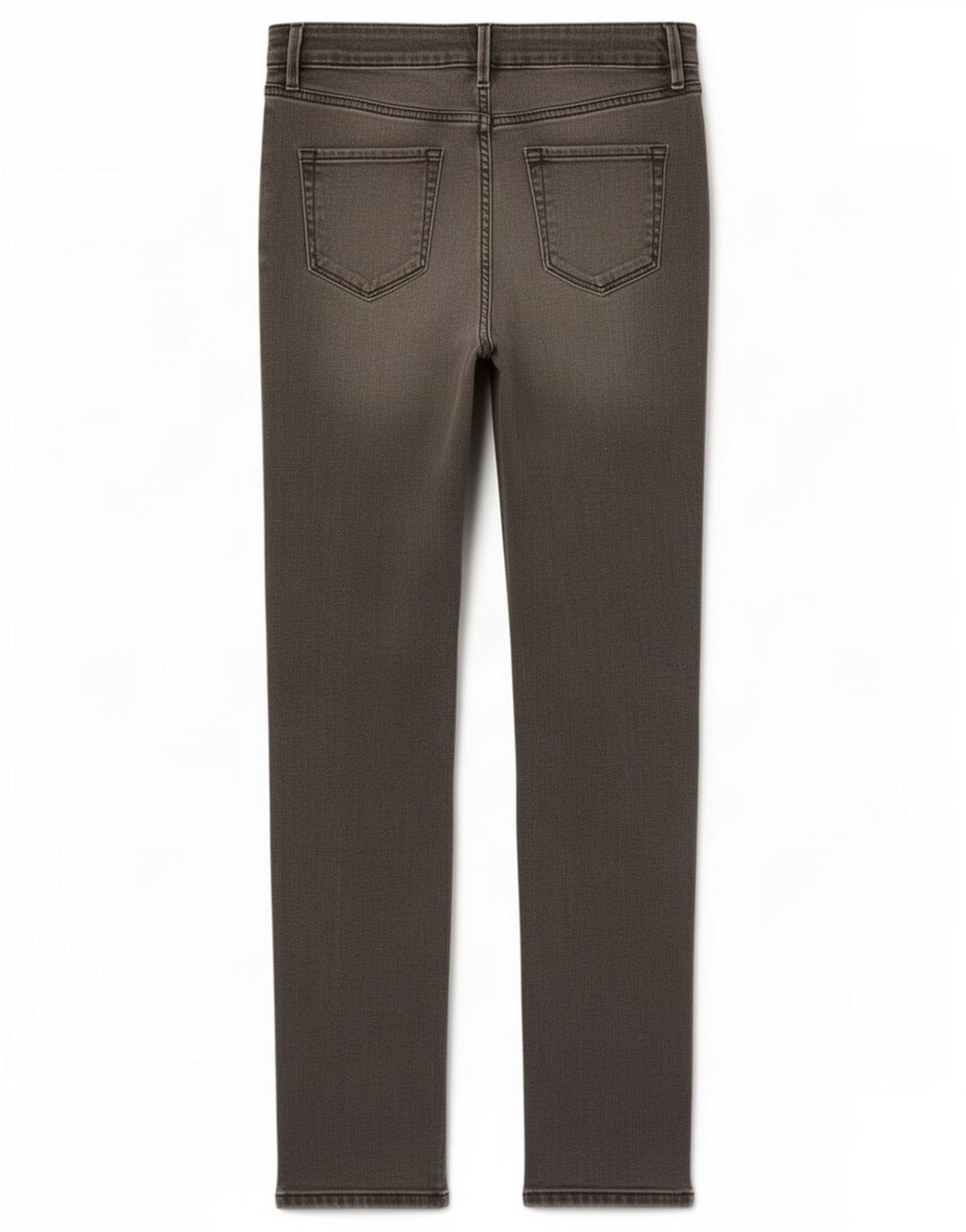 Marks & Spencer Damen Slim Jeans UK 10 Small W27 L29 Graue Baumwolle