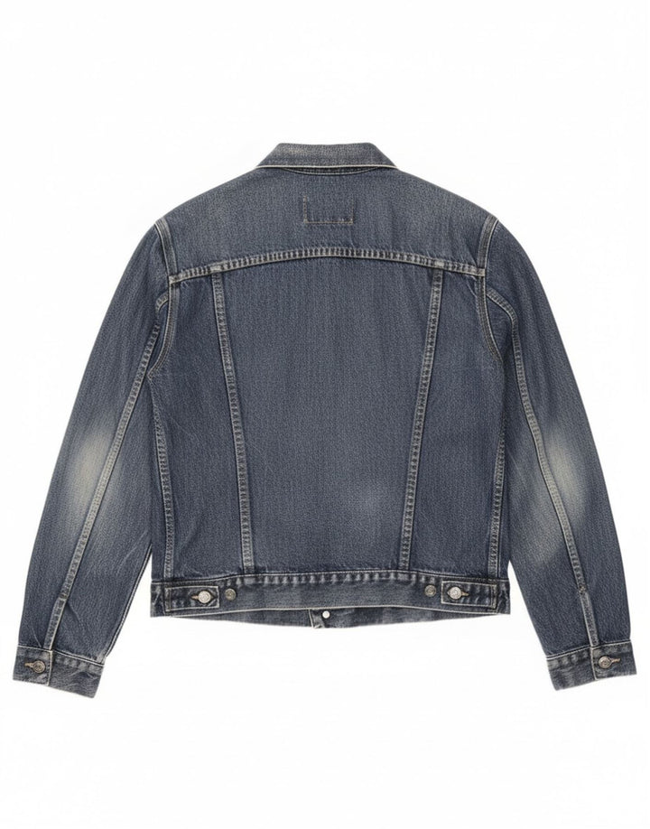 Gas Damen Jeansjacke UK 20 2XL Blaue Baumwolle