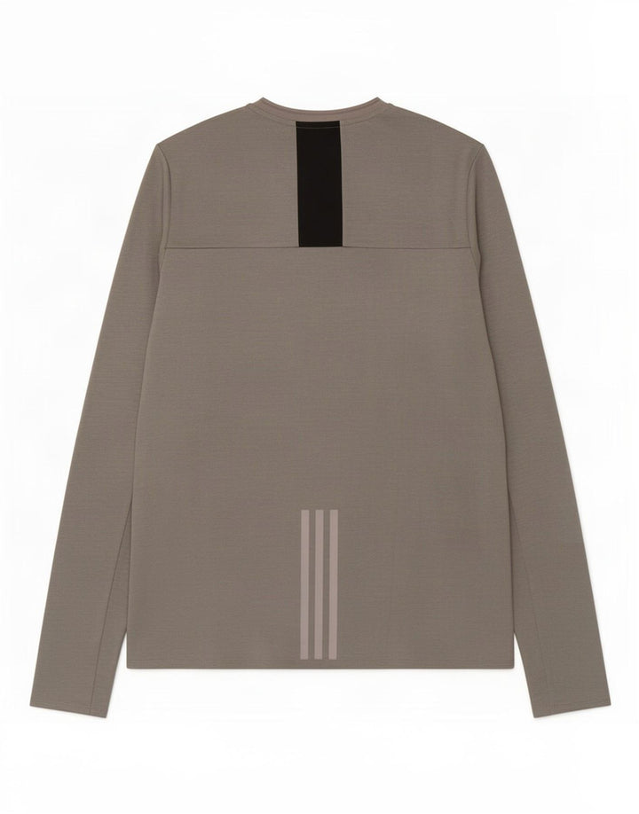Adidas Herren Supernova Top Langarm Mittelgrau meliert