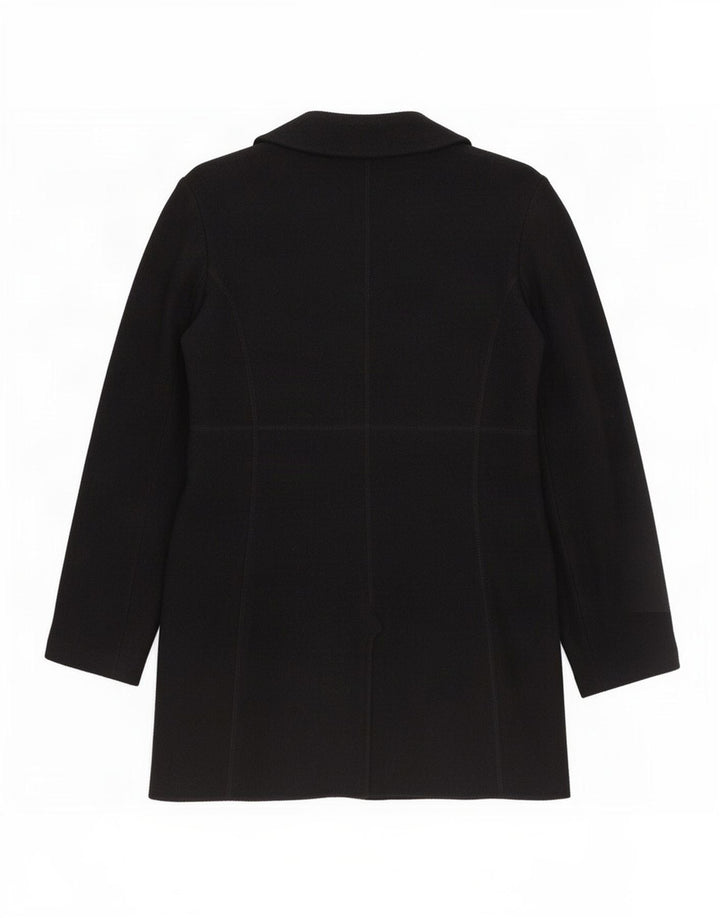 Dkny Damen Mantel US 14 XL Schwarz