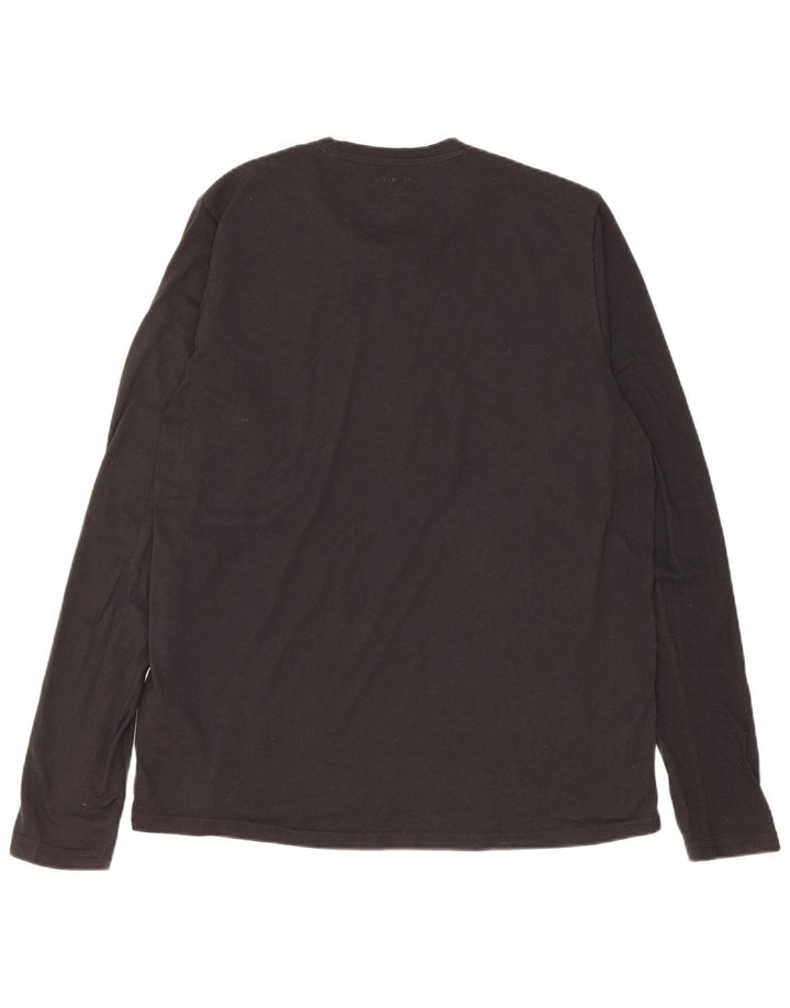 Adidas Herren Aeroready Graphic Top Langarm Large Schwarz Polyester