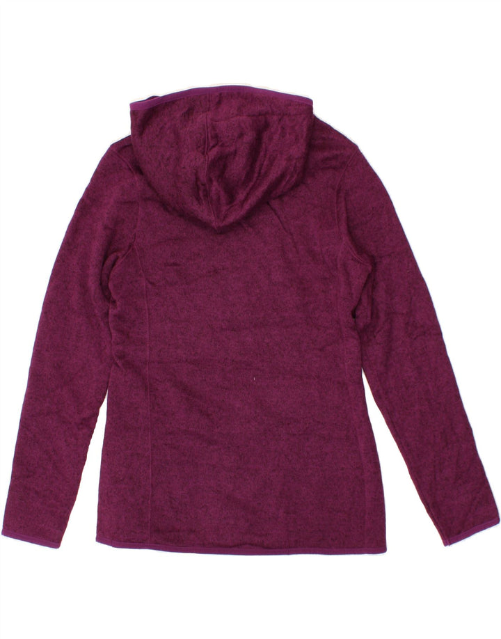 EDDIE BAUER Womens Hoodie Jumper UK 10 Small Purple Polyester Vintage Eddie Bauer and Second-Hand Eddie Bauer from Messina Hembry 