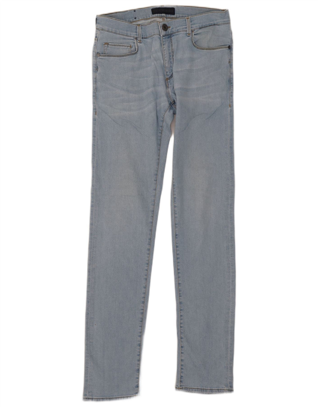 Trussardi Herren Slim Jeans W31 L35 Blaue Baumwolle