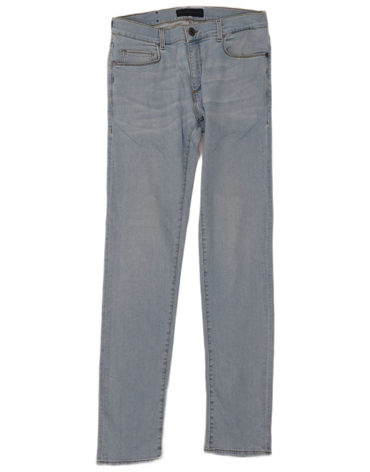 Trussardi Herren Slim Jeans W31 L35 Blaue Baumwolle