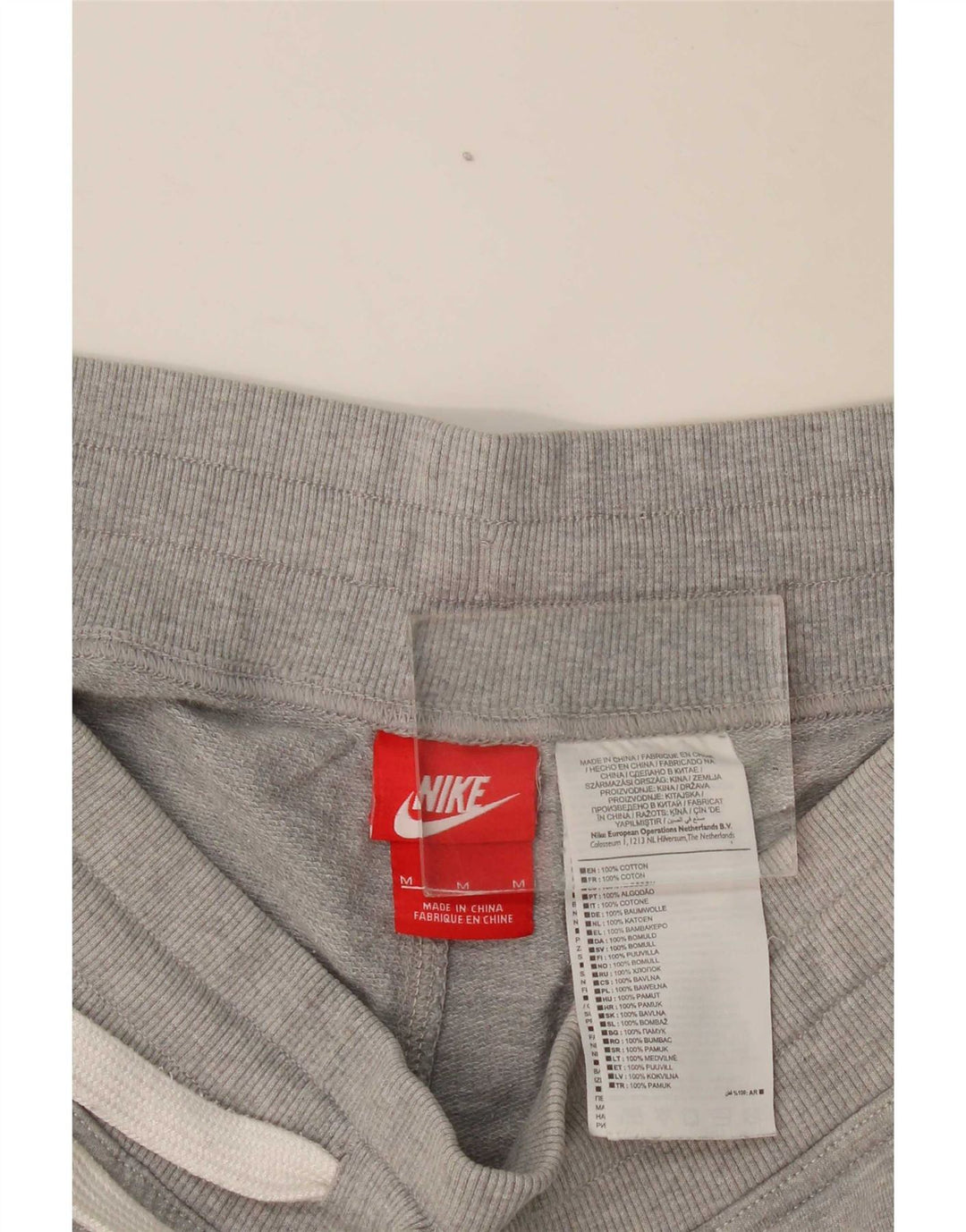 Nike Herren-Sportshorts mit Grafik, mittelgrau gefleckte Baumwolle