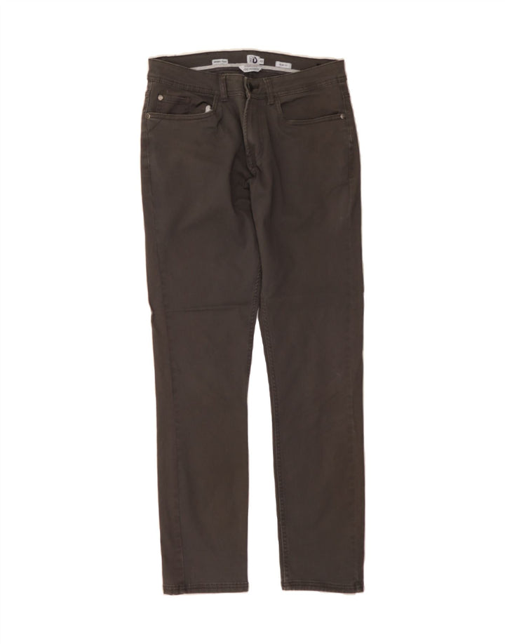 DACK'S Mens Slim Jeans IT 48 Medium W32 L30 Grey Cotton Vintage Dack's and Second-Hand Dack's from Messina Hembry 