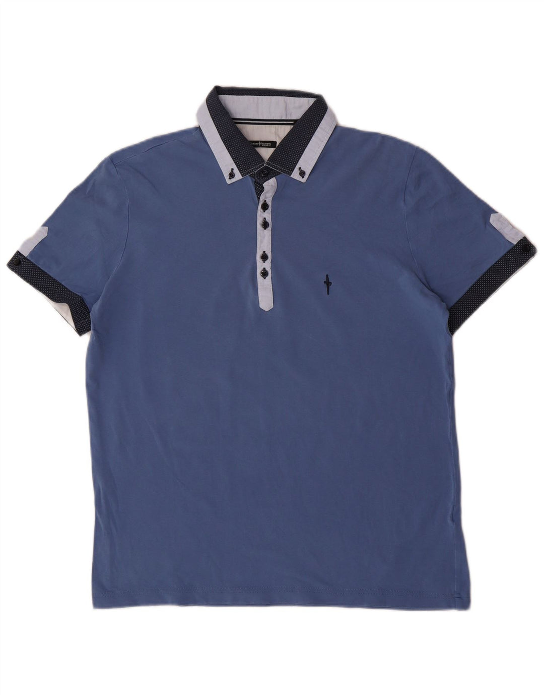 Cesare Paciotti Herren Poloshirt XL Blau